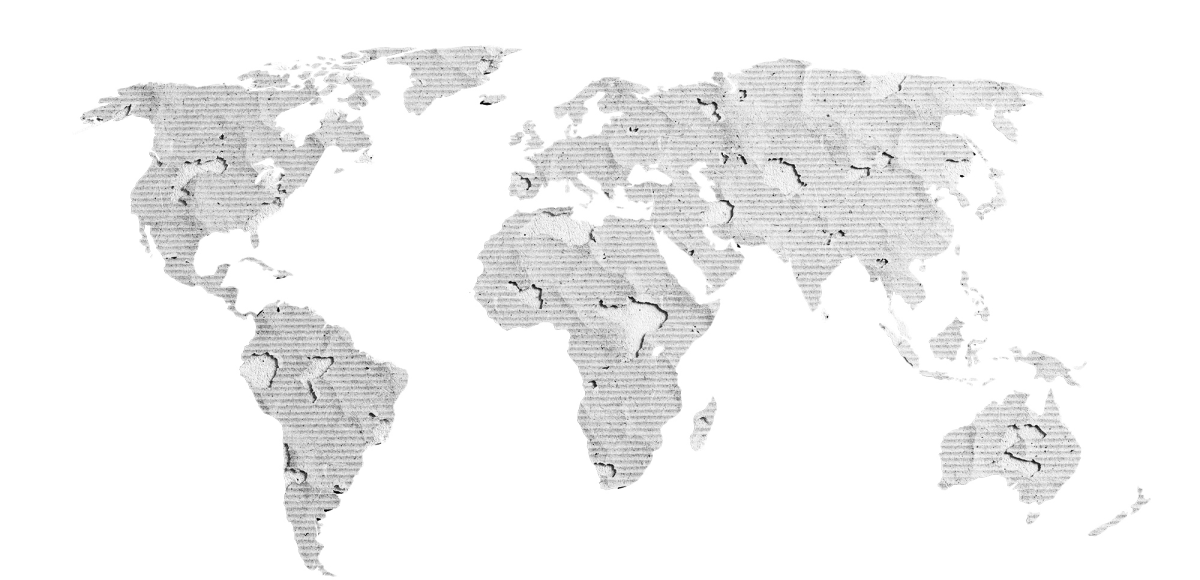 World map network